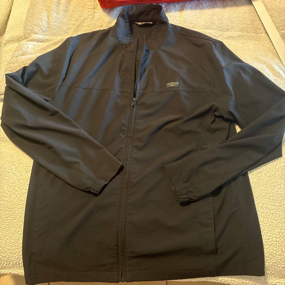 Travis Mathew Crystal Cove 2.0 Jacket Quiet Shade Black  Men’s XL